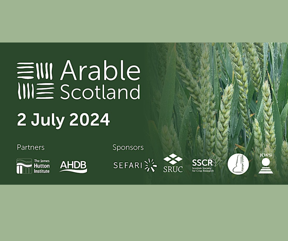 Arable Scotland 2024 - Event details and image of crop