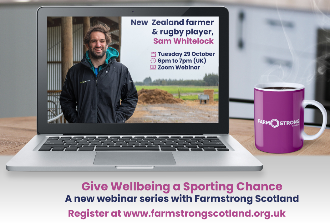 Register for webinar with Sam Whitelock, New Zealand rugby player and farmer