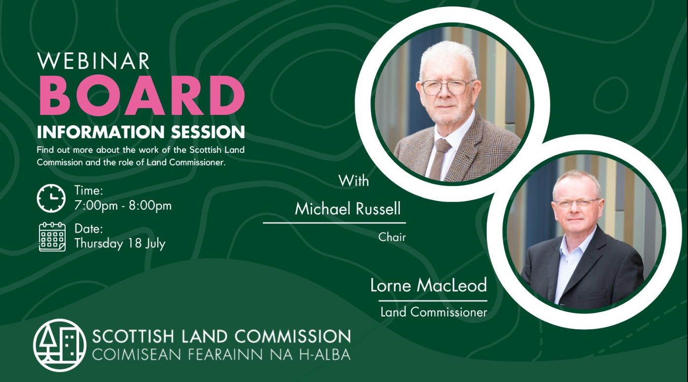 Land Commission - Board recruitment information Webinar 