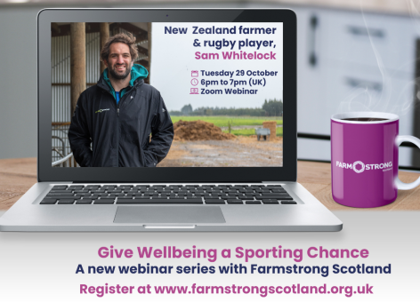 Register for webinar with Sam Whitelock, New Zealand rugby player and farmer