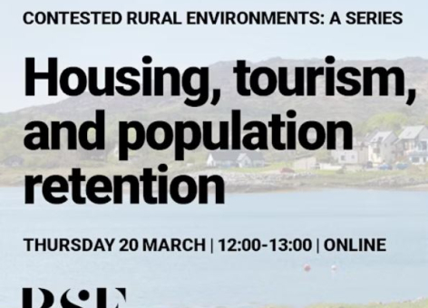 Housing, tourism and population retention