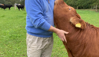 Image of Neil and cattle - RASBI