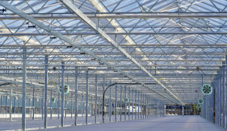 The new state-of-the-art 12,000m2 glasshouse, which will be around the size of two football pitches and capable of growing up to 19 million trees per year under its roof.