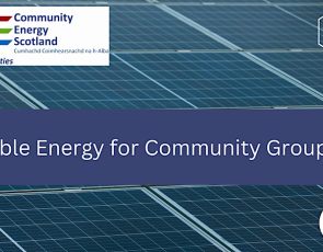 Renewable Energy for Community Groups - Event Details 