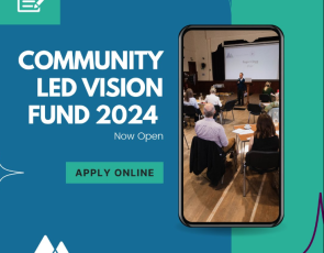 Community Led Vision Fund Launched for 2024/2025  - Image phone app