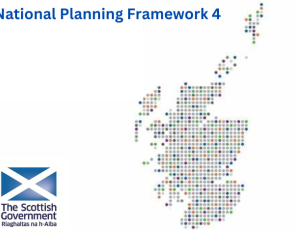 National Planning Framework 4 inforgraphic with SRN and SG Logos 