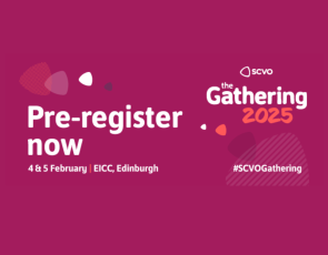 SCVO Gathering 2025 flyer