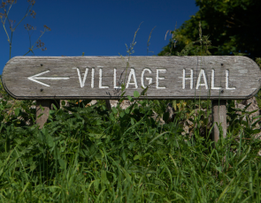 Village Hall Sign