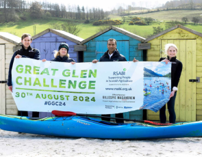 Alasdair Forsyth, Solicitor in Land and Rural Business at Gillespie Macandrew, Carol McLaren, RSABI Chief Executive, Harry Seran, Head of Finance and Compliance at RSABI, and Lois Newton, Partner of Land and Rural Business at Gillespie Macandrew. 