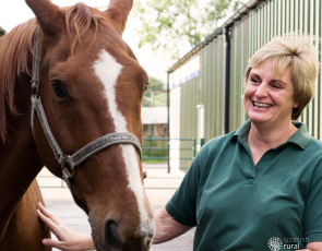 Vet with horse by Mypurgatoryyears