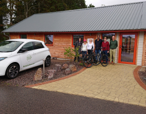 Findhorn Social Enterprise Hub with representations from Moray Carshare, Green Bridge Coffee Company