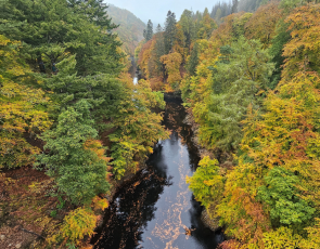 Killiecrankie Pass in Autumn