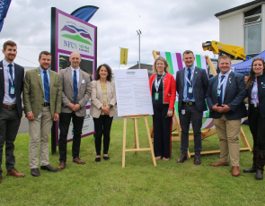 John Davidson (NFUS) and Penny Montgomery (SAYFC) signed the agreement during day at this year’s Royal Highland Show (Thursday 20 June) in the presence of their office holders and members and ahead of a joint meeting with Mairi Gougeon, Cabinet Secretary for Rural Affairs, Land Reform and Islands.
