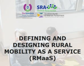 Cover of Scottish Rural and Islands Transport Community (SRTIC) RMaas report