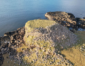 Aerial view of Kraiknish Dun, Isle of Skye