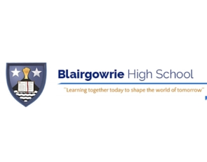 Blairgowrie High School school badge and moto