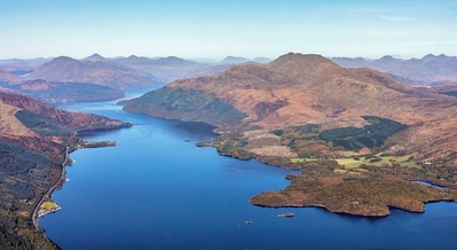 Loch Lomond from the sky