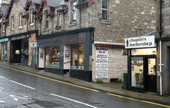 Pitlochry high street. Photo credit @ Rural Matters Flickr