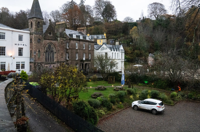 The Taybank Hotel in Dunkeld in November last year