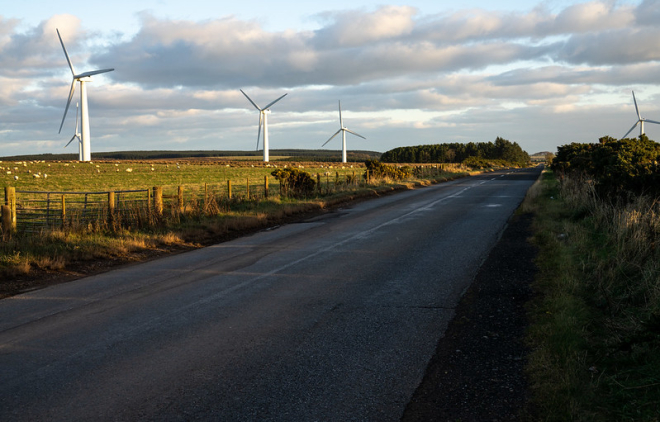 Wind Turbines in the Scottish Borders. Photo credit: Rural Matters Flickr