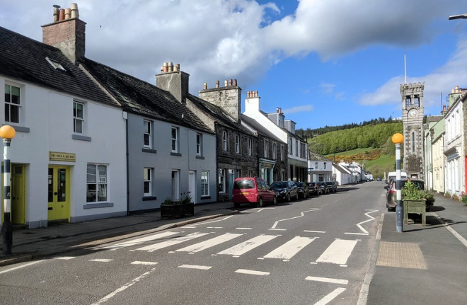 Street in Gatehouse of Fleet