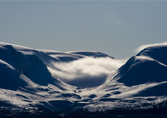 Snowy mountains