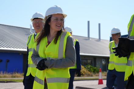 Deputy First Minister Kate Forbes visits Dundee University Human Sciences