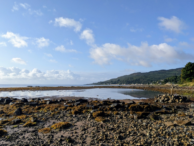 Rocky shoreline, Arran