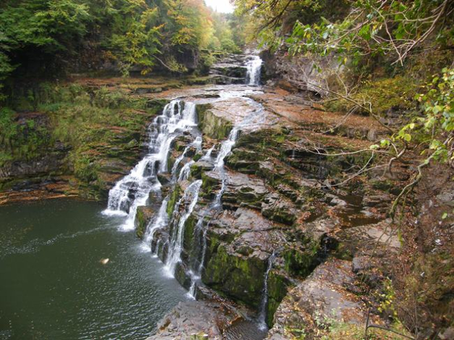 Waterfall landscape