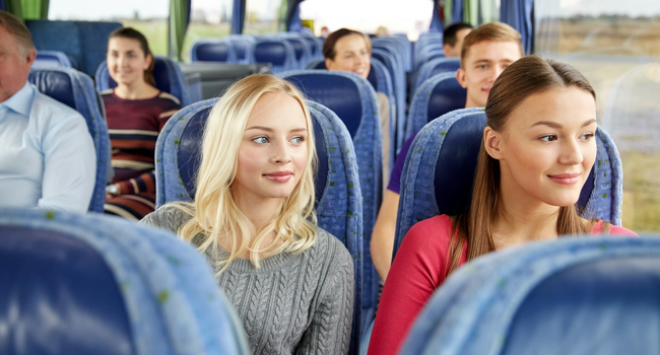 passengers on bus