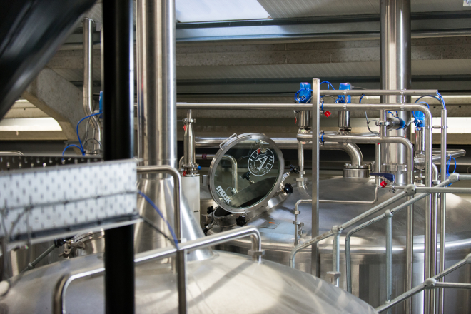 Fyne Ales brewery interior