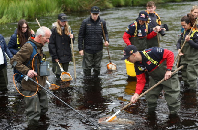 Restoration work on River Nith