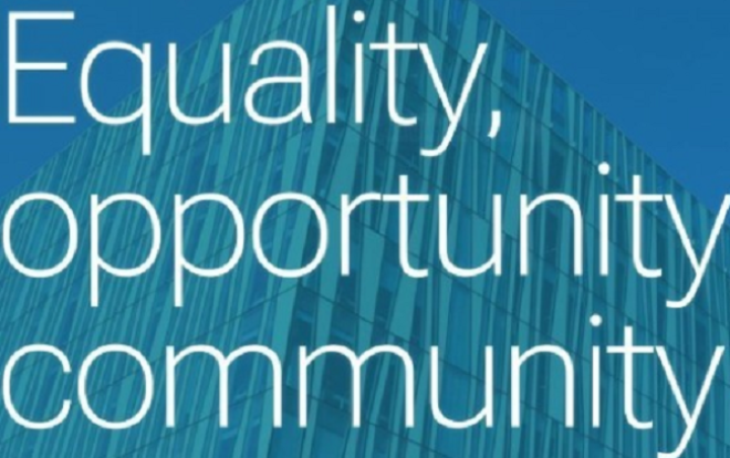 Extract from front cover of ‘Equality, opportunity, community. New leadership – A fresh start’ publication 