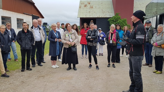 project visit at Swedish Rural Parliament