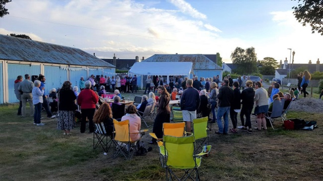 Community land week event in Findhorn