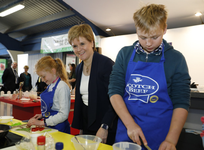 First Minister Nicola Sturgeon at Royal Highland Show