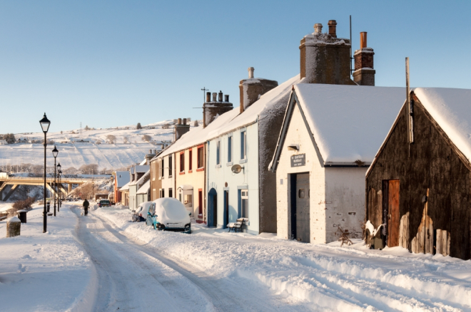 Heavy Snow in Helmsdale