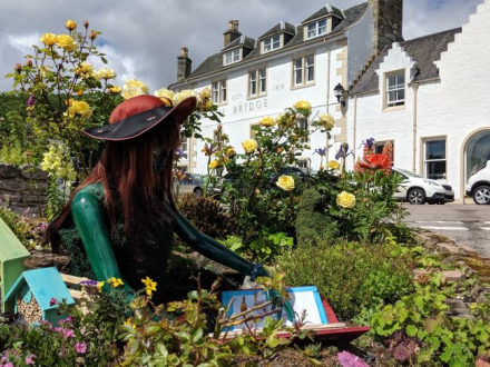 Helmsdale - art instillation in village square