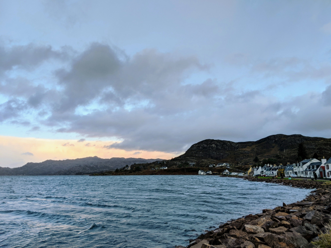 View of Sheildaig, Wester Ross