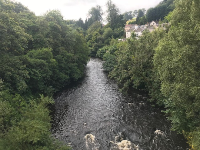 Kirkfieldbank River - Image credit Community Action Lanarkshire