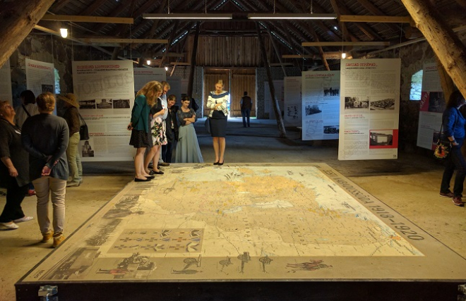 Delegates enjoying Local Action Group tour in a museum