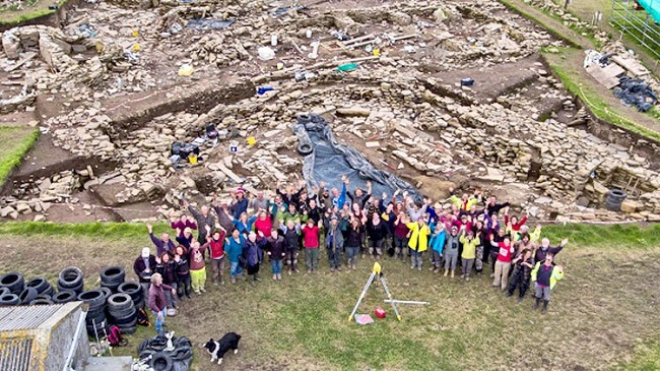 work at the Ness of Brodgar site