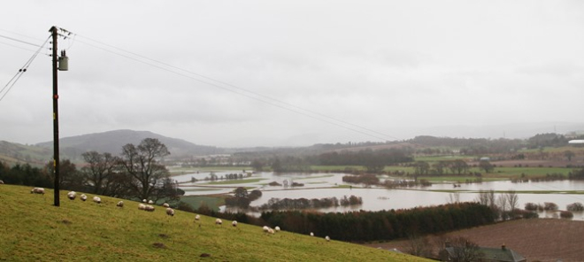 Flooding in Perthshire. Photographer - Matt Cartney. Crown Copyright.