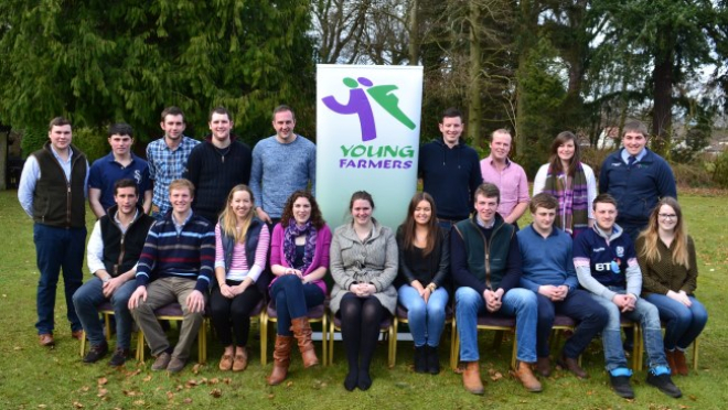 Group of young farmers