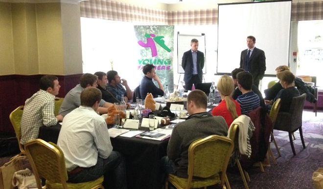 Scottish Association of Young Farmers' Clubs Training session underway