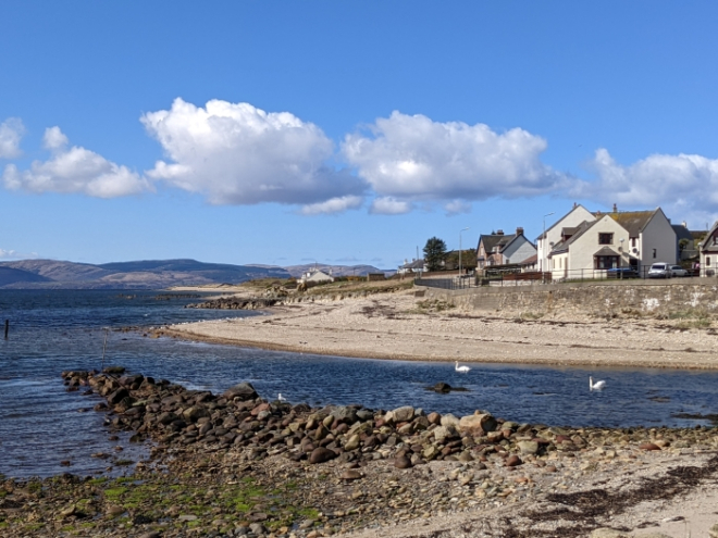 View of Blackwaterfoot, Arran (pic by A Robertson)