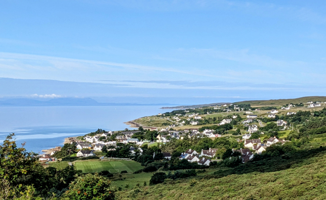 View of Gairloch from hill