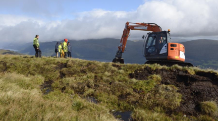 Digger on Peatland 