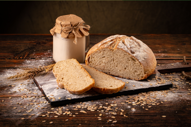 Sourdough bread loaf by grafvision via Canva