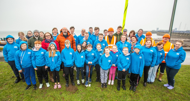 Ground breaking ceremony to mark construction of the Stranraer Water Sports Hub